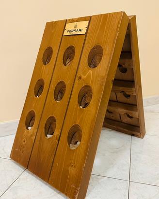 Espositore Porta bottiglie Ferrari Trento.