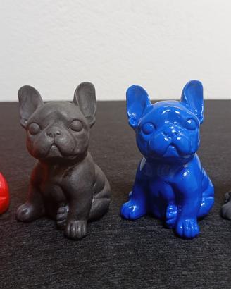 Scultura BULLDOG in pietra fatte a mano