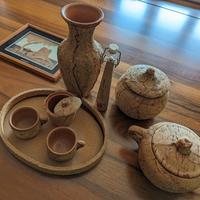 Sugheri dalla Sardegna, tazzine vasi e contenitori