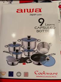 Aiwa set pentole 16 pezzi