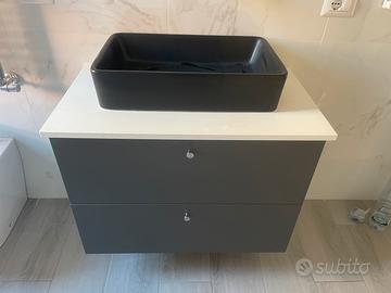 Mobile / cassettiera bagno con lavabo