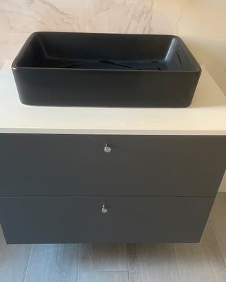 Mobile / cassettiera bagno con lavabo