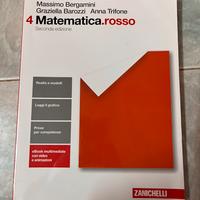 libro matematica rosso 4 ISBN 9788808755186