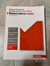 libro matematica rosso 4 ISBN 9788808755186