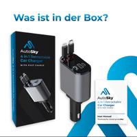 AutoSky Caricabatterie smartphone usb c- Lightning