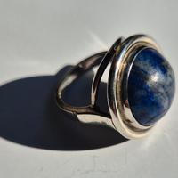 Anello Argento e Lapislazzulo