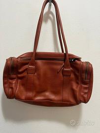 Borsa Calvin Klein in vera pelle color cuoio