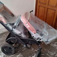 Passeggino doppio singolo modulare