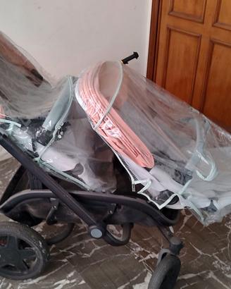 Passeggino doppio singolo modulare