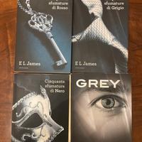 Libri- trilogia E.L. James “Cinquanta sfumature”