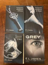 Libri- trilogia E.L. James “Cinquanta sfumature”