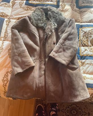 Montone shearling donna anni 80