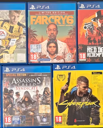 Lotto giochi PS4