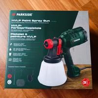 Pistola per verniciatura HPLV Parkside 220V nuova 