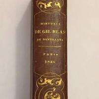Libro antico Historia DE GIL BLAS 1838