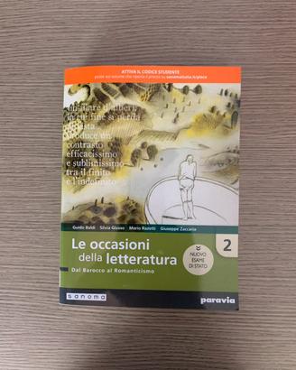 Le occasioni della letteratura 2  - Paravia