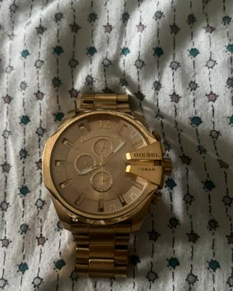 DIESEL MEGA CHIEF OROLOGIO TONO ORO RF