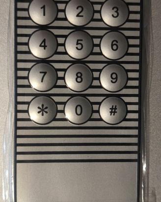 TELECOMANDO A INFRAROSSI A 12 TASTI FINGERPRINT