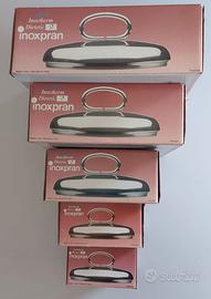 Serie coperchi inox Inoxpran 12-14-18-22-26 cm