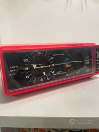 RADIO SVEGLIA MINERVA VINTAGE OROLOGIO DESIGN