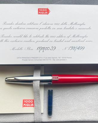 Stilografica mille miglia pineider serie limitata