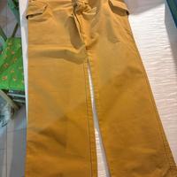 Pantaloni advance company colore ocra