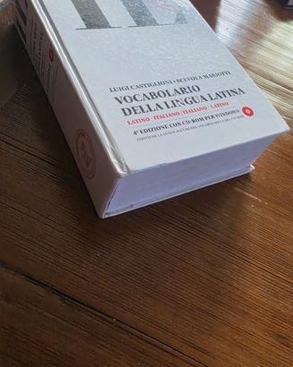Vocabolario della lingua latina IL