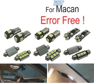 KIT 10 LAMPADE LED INTERNE PER PORSCHE MACAN S TUR