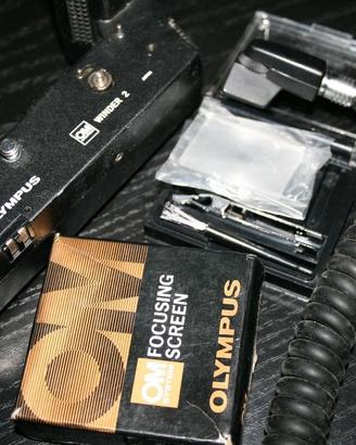 Olympus vetrino + winder + sca 300 reflex OM