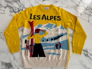 Maglione mc2 saint barth con cartolina LES ALPES M