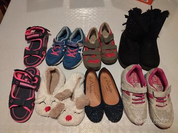 scarpe bambina taglie varie