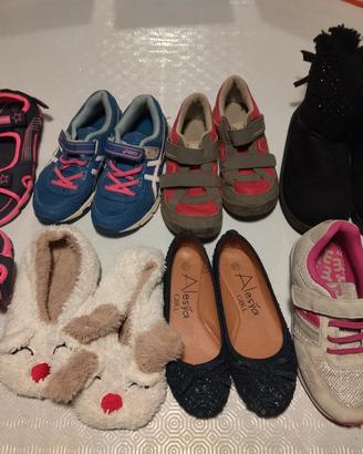 scarpe bambina taglie varie