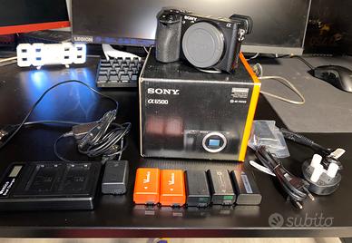 SONY ALPHA 6500  CON OBIETTIVO 18-105 f4