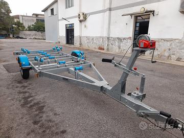 RIMORCHIO CARRELLO PER TRASPORTO BARCHE