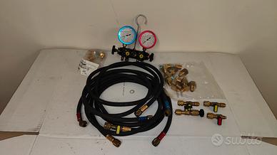 Gruppo Manometrico 4 Vie Wigam  + Kit Fruste