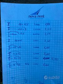 Putrelle ferro varie