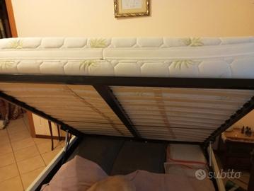 letto a cassettone e materasso 