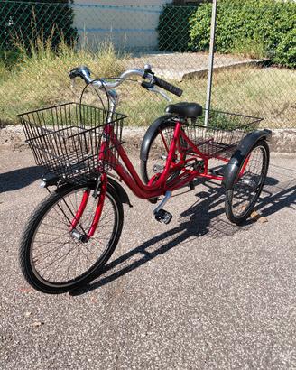 bici a tre ruote disabili o anziani