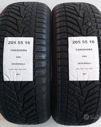 2 gomme 205 55 16 yokohama a801