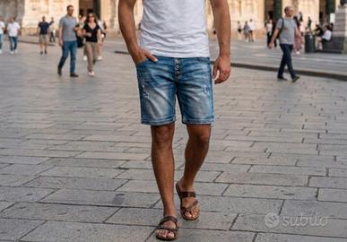 Pantaloncini di jeans Denim da uomo. Taglia L