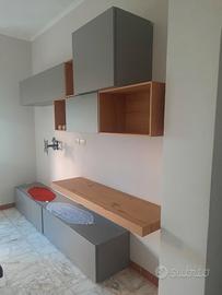 Parete attrezzata moderna  x piccoli ambienti