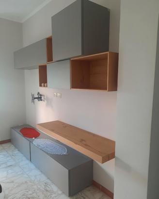 Parete attrezzata mod x piccoli ambienti