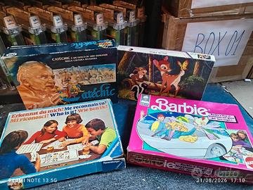 Set 4 Giochi in Scatola Vintage 