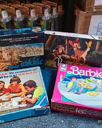 Set 4 Giochi in Scatola Vintage 