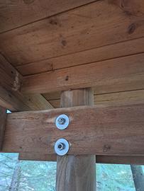 Tettoia, pergola in legno 