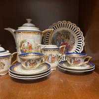 Servizio in porcellana in oro