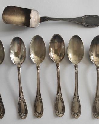 Cucchiaini,  vintage, da caffè  in argento 800