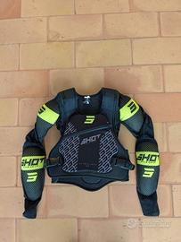 pettorina e ginocchiere shot taglia s