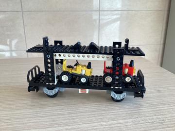 KEGO VAGONE FERROVIARIO BISARCA CON 2 TRATORI