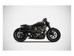 Zard Sportster S Top Gun Scarico Completo Nero Opa